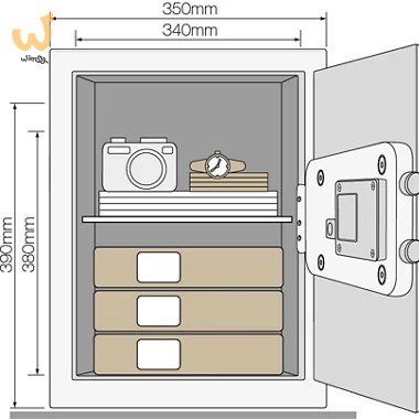 Yale Large Electronic Value Safe Sejf podstawowy YSV biurowy Yale Large Electronic Value Safe Sejf podstawowy YSV biurowy