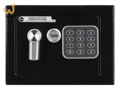 Yale Mini Electronic Safe Black Sejf podstawowy YSV mini czarny Yale Mini Electronic Safe Black Sejf podstawowy YSV mini czarny