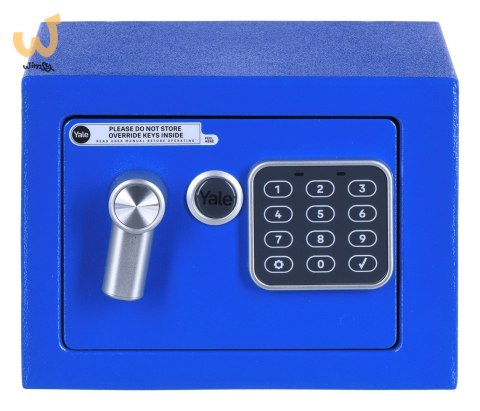 Yale Mini Electronic Safe Blue Sejf podstawowy YSV mini niebieski Yale Mini Electronic Safe Blue Sejf podstawowy YSV mini niebieski
