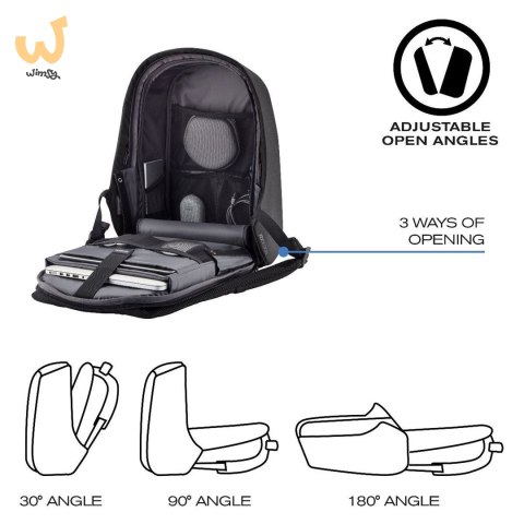 XD DESIGN PLECAK ANTYKRADZIEŻOWY BOBBY HERO XL CZARNY P/N: P705.711 XD DESIGN PLECAK ANTYKRADZIEŻOWY BOBBY HERO XL CZARNY P/N: P705.711