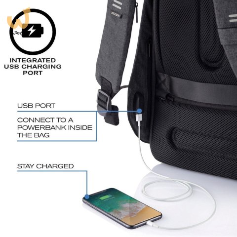 XD DESIGN PLECAK ANTYKRADZIEŻOWY BOBBY HERO XL CZARNY P/N: P705.711 XD DESIGN PLECAK ANTYKRADZIEŻOWY BOBBY HERO XL CZARNY P/N: P705.711