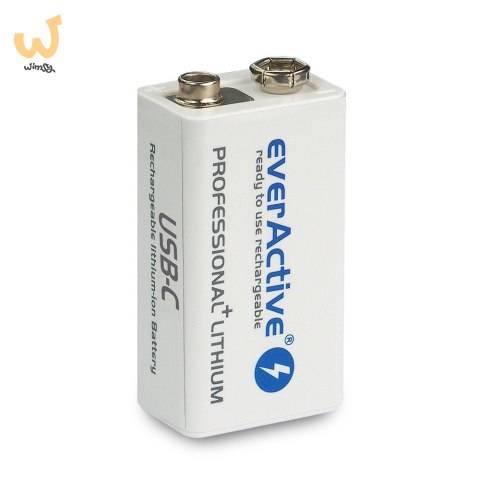 EVERACTIVE AKUMULATOREK 6F22/9V LI-ION 550 MAH Z USB TYP C EVHR22-550C EVERACTIVE AKUMULATOREK 6F22/9V LI-ION 550 MAH Z USB TYP C EVHR22-550C
