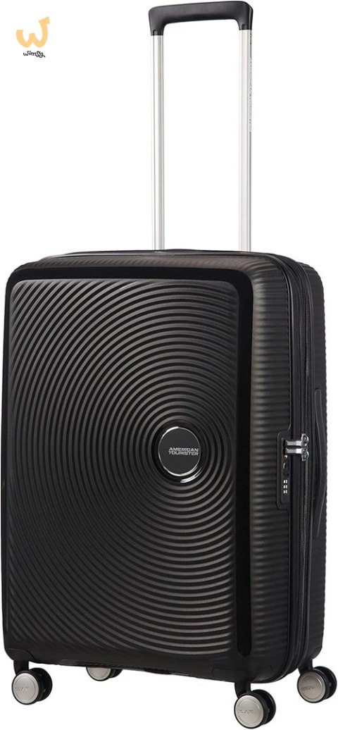 Mała kabinowa walizka American Tourister Soundbox EXP - bass black Mała kabinowa walizka American Tourister Soundbox EXP - bass black