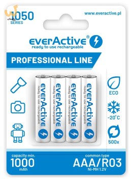 Zestaw akumulatorków everActive Professional line EVHRL03-1050 (1050mAh ; Ni-MH LSD)