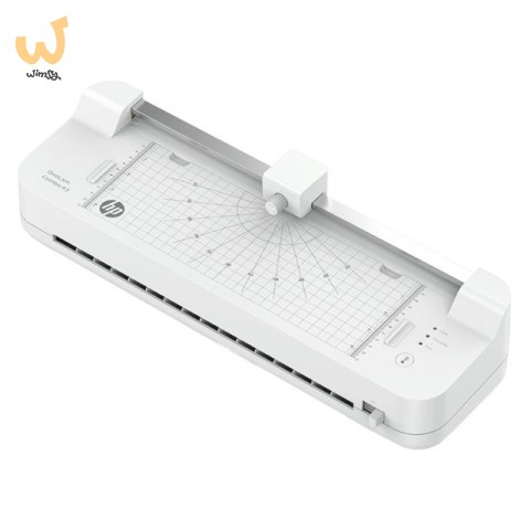 HP Laminator ONELAM COMBO A3, na zimno/gorąco, zintegrowany trymer, zaokrąglacz rogów, prędkość 40cm/min + 15 folii: 3xA4, 4xA5, HP Laminator ONELAM COMBO A3, na zimno/gorąco, zintegrowany trymer, zaokrąglacz rogów, prędkość 40cm/min + 15 folii: 3xA4, 4xA5,