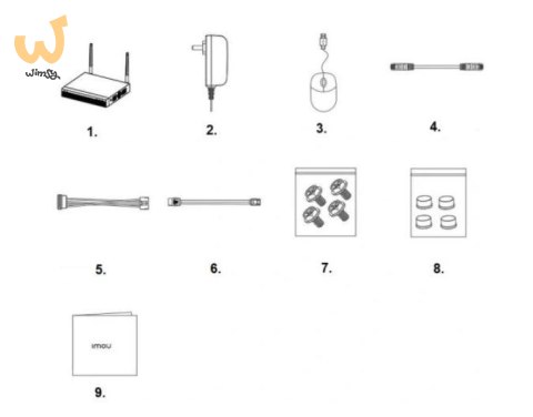 REJESTRATOR WIFI IMOU NVR1108HS-W-S2 REJESTRATOR WIFI IMOU NVR1108HS-W-S2