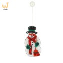 Lampki LED wisząca dekoracja okna świąteczna bałwan XXL 45cm