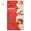 Lampki LED wisząca dekoracja okna świąteczna bałwan XXL 45cm
