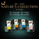 SHEBA Nature's Collection Mix - mokra karma dla kota - 40x85 g