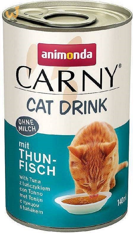 ANIMONDA Carny Cat Drink Napój z tuńczykiem - przysmak dla kota - 140 ml ANIMONDA Carny Cat Drink Napój z tuńczykiem - przysmak dla kota - 140 ml