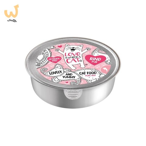 Love is where a cat is® z czystą wołowiną 85g
