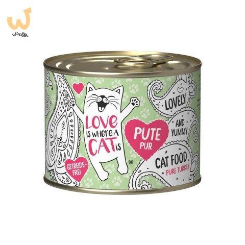 Love is where a cat is® z czystym indykiem 200g Love is where a cat is® z czystym indykiem 200g
