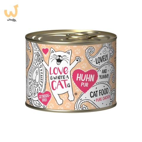 Love is where a cat is® z czystym kurczakiem 200g Love is where a cat is® z czystym kurczakiem 200g