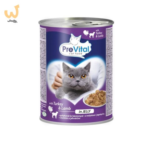 PREVITAL - Z jagnięciną i indykiem w galaretce - Pełnoporcjowa karma dla dorosłych kotów - 0.415g PREVITAL - Z jagnięciną i indykiem w galaretce - Pełnoporcjowa karma dla dorosłych kotów - 0.415g