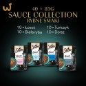 SHEBA Sauce Collection Mix Smaków rybnych w sosie - Mokra karma dla kota - 40x85g