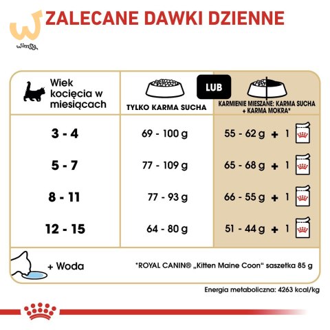 ROYAL CANIN FBN Maine Coon Kitten - sucha karma dla kociąt - 4kg ROYAL CANIN FBN Maine Coon Kitten - sucha karma dla kociąt - 4kg