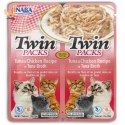 INABA Cat Twin Tuńczyk&Kurczak - Przysmak dla kotów - 2x40g