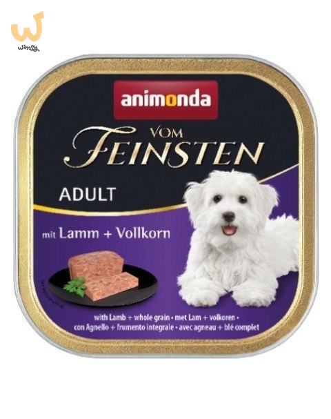 ANIMONDA Vom Feinsten Adult jagnięcina i pełne ziarno - mokra karma dla psa - 150 g ANIMONDA Vom Feinsten Adult jagnięcina i pełne ziarno - mokra karma dla psa - 150 g