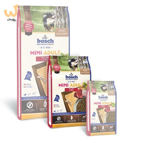 BOSCH Mini Adult Lamb & Rice - sucha karma dla psa - 3 kg BOSCH Mini Adult Lamb & Rice - sucha karma dla psa - 3 kg