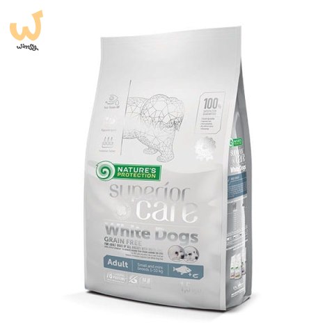 Nature's Protection White Dogs Grain Free Białoryba Adult Small and Mini Breeds 1.5kg Nature's Protection White Dogs Grain Free Białoryba Adult Small and Mini Breeds 1.5kg