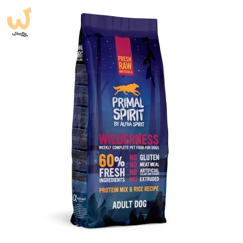 Primal Spirit WILDERNESS 60% Mięsa WIEPRZOWINA KURCZAK - dla psa -12kg Primal Spirit WILDERNESS 60% Mięsa WIEPRZOWINA KURCZAK - dla psa -12kg