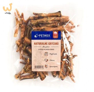 Gryzak dla psów PETMEX Łapa kurza 500g Gryzak dla psów PETMEX Łapa kurza 500g