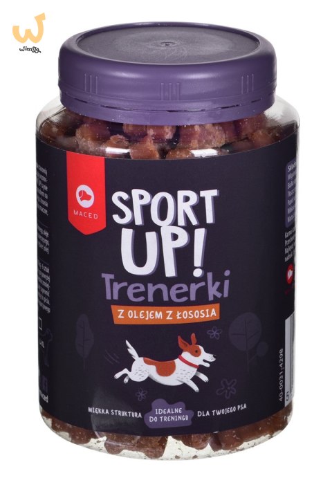 MACED Sport Up! Trenerki z olejem z łososia - przysmak dla psa - 300 g MACED Sport Up! Trenerki z olejem z łososia - przysmak dla psa - 300 g