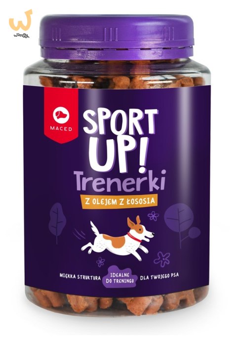 MACED Sport Up! Trenerki z olejem z łososia - przysmak dla psa - 300 g MACED Sport Up! Trenerki z olejem z łososia - przysmak dla psa - 300 g