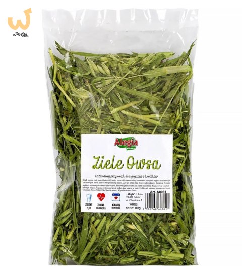 ALEGIA przysmak Ziele Owsa 80g ALEGIA przysmak Ziele Owsa 80g