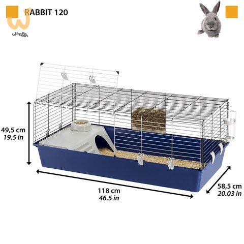 FERPLAST Rabbit 120 - klatka dla królika FERPLAST Rabbit 120 - klatka dla królika