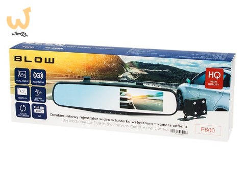 Rejestrator jazdy BLOW DVR F600 78-528# (1920 x 1080; 4,3"; miniUSB) Rejestrator jazdy BLOW DVR F600 78-528# (1920 x 1080; 4,3"; miniUSB)