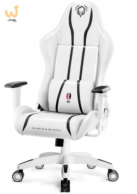 Fotel gamingowy DIABLO X-ONE 2.0 normal fotel biało-czarny Fotel gamingowy DIABLO X-ONE 2.0 normal fotel biało-czarny