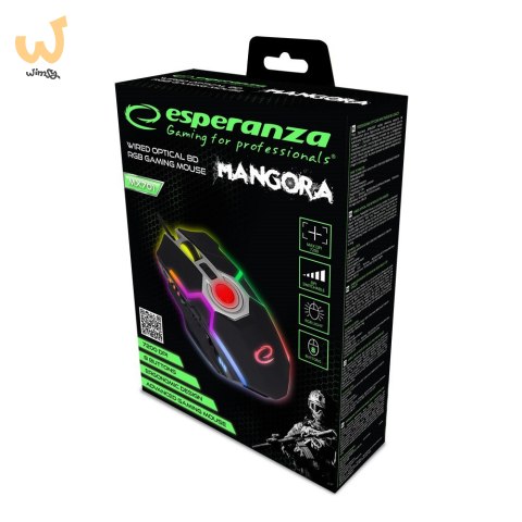 ESPERANZA MYSZ PRZEWOD. 8D DLA GRACZY MANGORA EGM701 ESPERANZA MYSZ PRZEWOD. 8D DLA GRACZY MANGORA EGM701