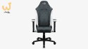 FOTEL AEROCOOL CROWN AeroSuede STEEL BLUE