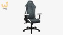 FOTEL AEROCOOL CROWN AeroSuede STEEL BLUE