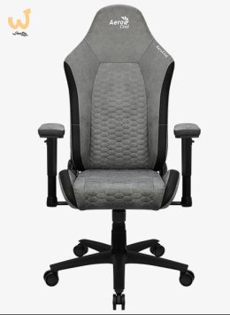 Fotel AEROCOOL CROWN AeroSuede Stone Grey