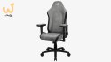 Fotel AEROCOOL CROWN AeroSuede Stone Grey