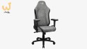 Fotel AEROCOOL CROWN AeroSuede Stone Grey