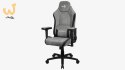 Fotel AEROCOOL CROWN AeroSuede Stone Grey