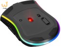 DEFENDER MYSZ BEZPRZEWODOWA GM-709L WARLOCK RF RGB 2400DPI 8P, 5 TRYBÓW PODŚWIETLENIA, DZIUROWANA 52709