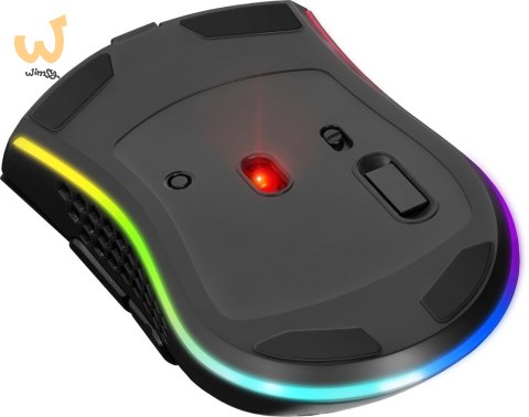 DEFENDER MYSZ BEZPRZEWODOWA GM-709L WARLOCK RF RGB 2400DPI 8P, 5 TRYBÓW PODŚWIETLENIA, DZIUROWANA 52709 DEFENDER MYSZ BEZPRZEWODOWA GM-709L WARLOCK RF RGB 2400DPI 8P, 5 TRYBÓW PODŚWIETLENIA, DZIUROWANA 52709