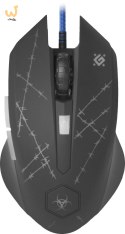 DEFENDER MYSZ PRZEWODOWA FORCED GM-020L 800/1800/2400/3200 DPI 6P + PODKŁADKA + GRA 52020