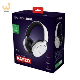 Słuchawki TRUST GXT489W FAYZO HEADSET WHT (25210)