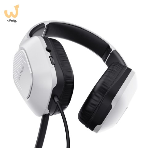 Słuchawki TRUST ZIROX HEADSET WHITE Słuchawki TRUST ZIROX HEADSET WHITE