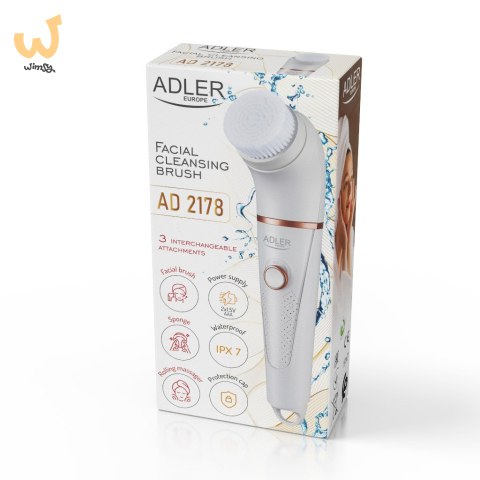 Szczoteczka do oczyszczania twarzy ADLER AD 2178 Szczoteczka do oczyszczania twarzy ADLER AD 2178