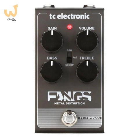 TC Electronic Fangs Metal Distortion - Efekt typu distortion TC Electronic Fangs Metal Distortion - Efekt typu distortion