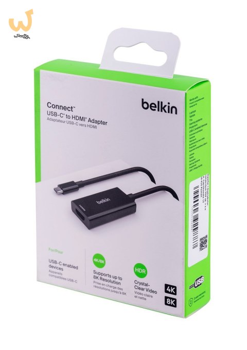 Adapter Belkin Connect USB-C to HDMI 2.1 Adapter (8K, 4K, HDR compatible) Adapter Belkin Connect USB-C to HDMI 2.1 Adapter (8K, 4K, HDR compatible)