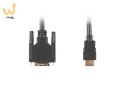 Kabel Lanberg CA-HDDV-10CC-0018-BK (HDMI M - DVI-D (18+1) M; 1,8m; kolor czarny)