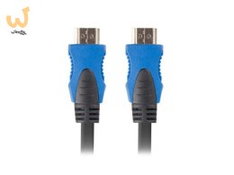 Kabel Lanberg CA-HDMI-20CU-0010-BK (HDMI M - HDMI M; 1m; kolor czarny)