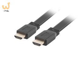 Kabel Lanberg CA-HDMI-21CU-0050-BK (HDMI M - HDMI M; 5m; kolor czarny)